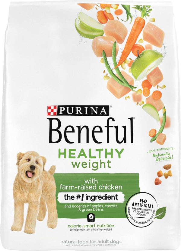 Purina Beneful Healthy Weight with Farm-Raised Chicken Dry Dog Food, 3.5 lbs