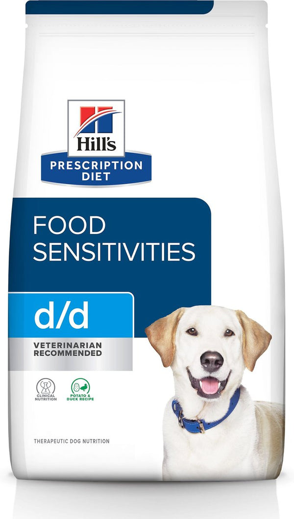 Hill's Prescription Diet d/d Skin/Food Sensitivities Potato & Duck Recipe Dry Dog Food, 25 lb