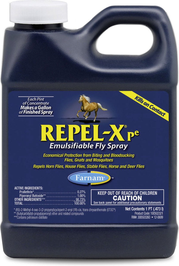 Farnam Repel-X PE Concentrated Fly Spray for Horses, 16-oz bottle