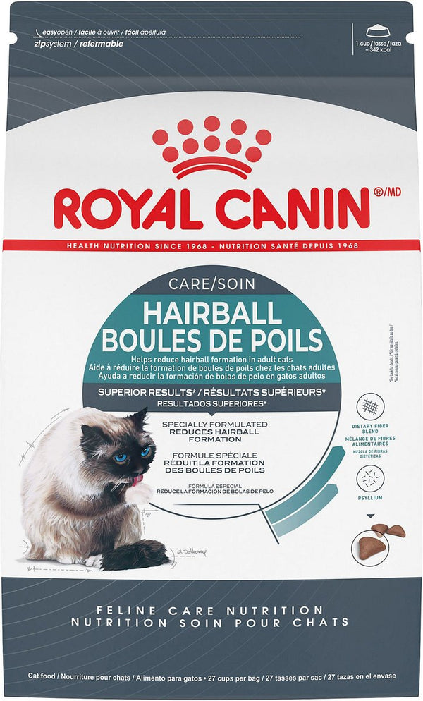 Royal Canin Feline Care Nutrition Hairball Care Dry Cat Food, 14 lbs