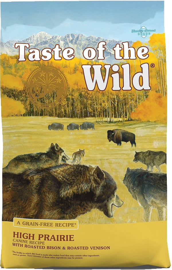 Taste of the Wild High Prairie Grain-Free Dry Dog Food, 28 lbs