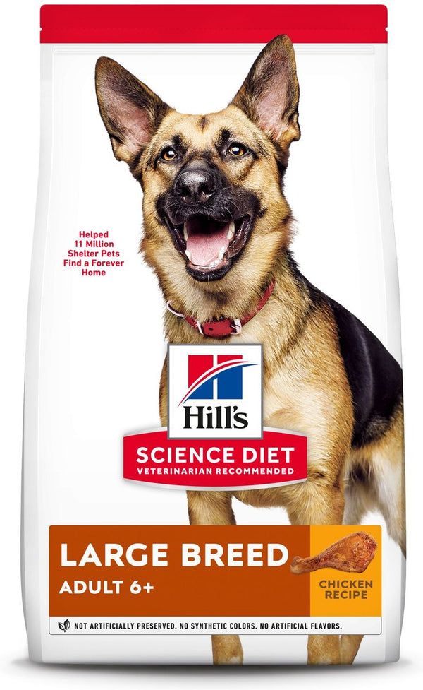 Hill's Science Diet Adult 6+ Large Breed Chicken Meal, Barley & Rice Dry Dog Food