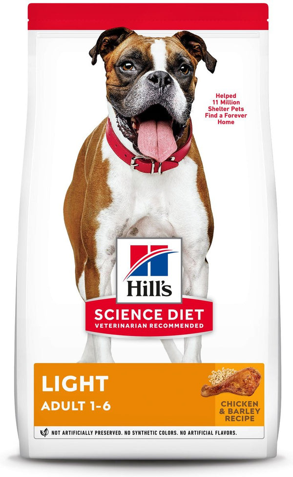 Hill's Science Diet Adult Light With Chicken Meal & Barley Dry Dog Food