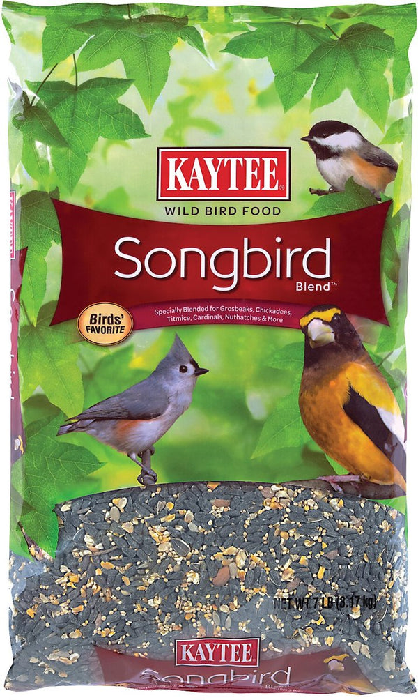 Kaytee Wild Bird Songbird Blend Food Seed, 7 lbs