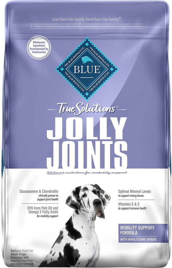 Blue Buffalo True Solutions Jolly Joints Mobility Support Formula Dry Dog Food, 24 lbs