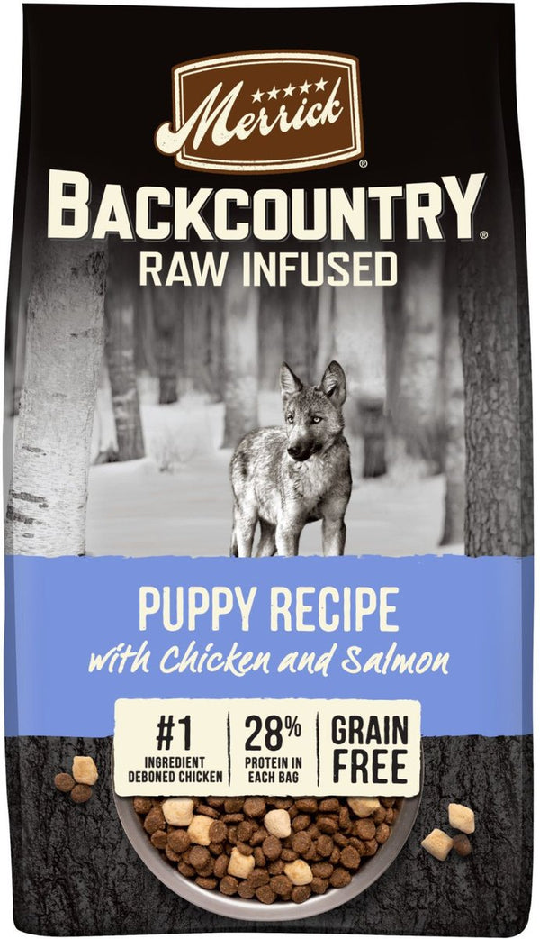 Merrick Backcountry Freeze-Dried Raw Puppy Recipe Grain-Free Dry Dog Food, 20 lb