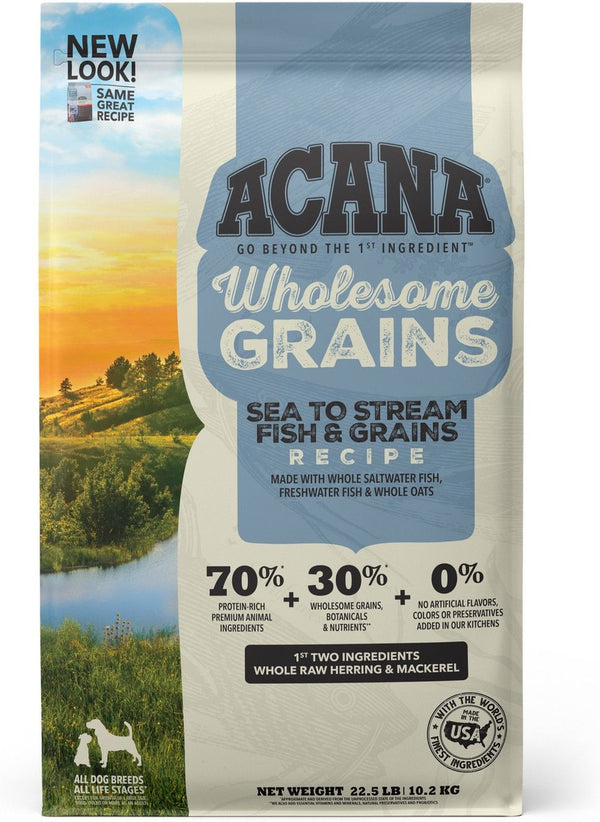 ACANA Sea to Stream Recipe + Wholesome Grains Dry Dog Food