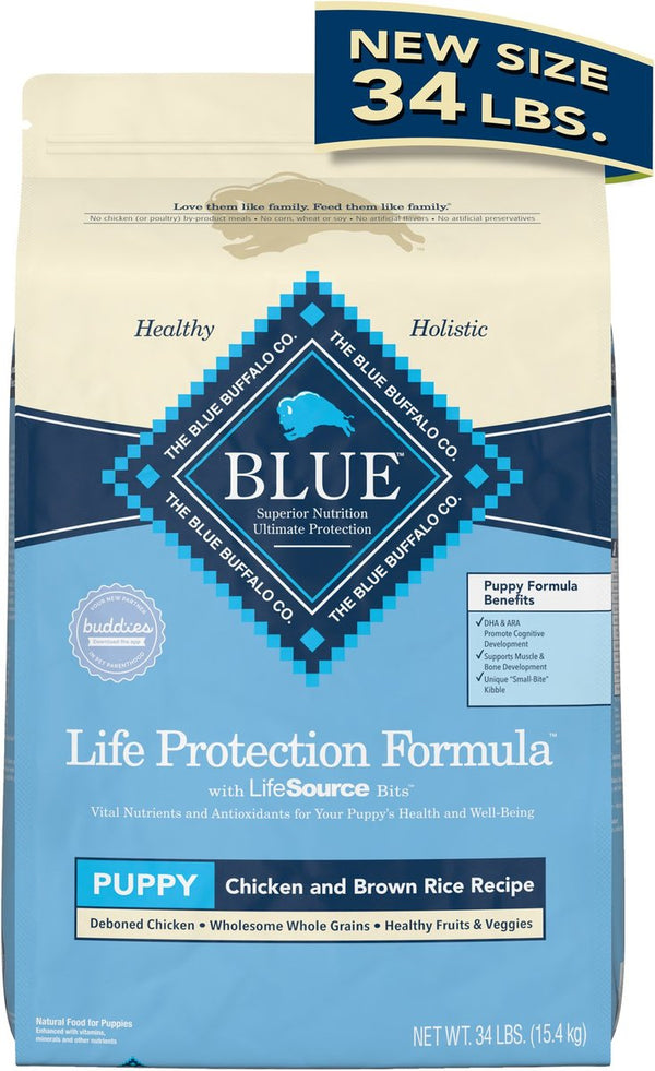 Blue Buffalo Life Protection Formula Puppy Chicken & Brown Rice Recipe Dry Dog Food