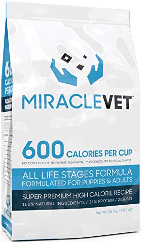 Miracle Vet 8-in-1 High Calorie Weight Gain Dog Food, 20 lb