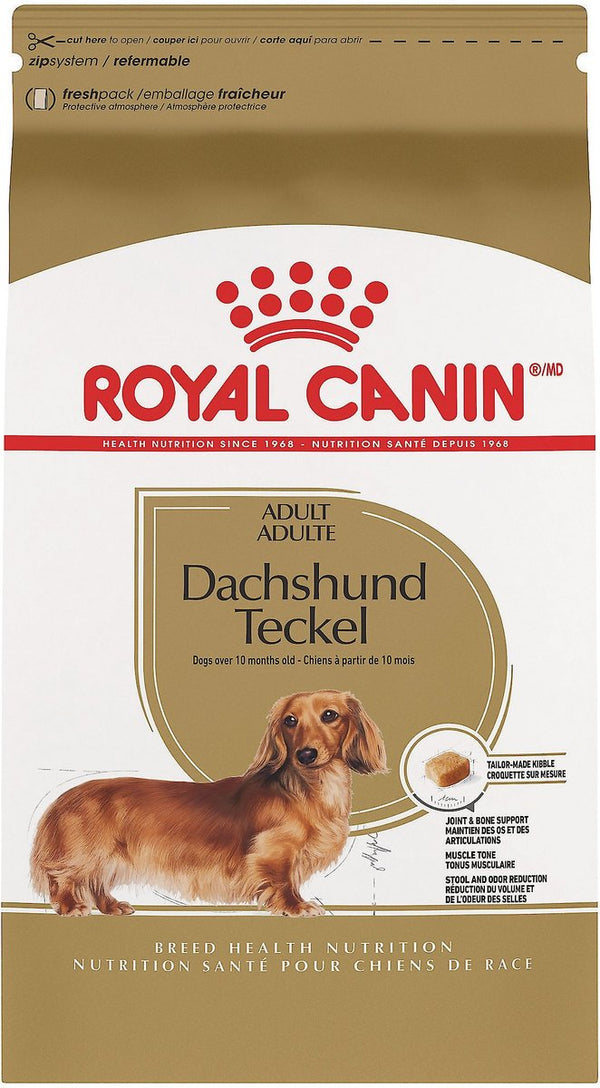 Royal Canin Breed Health Nutrition Dachshund Adult Dry Dog Food, 10 lbs