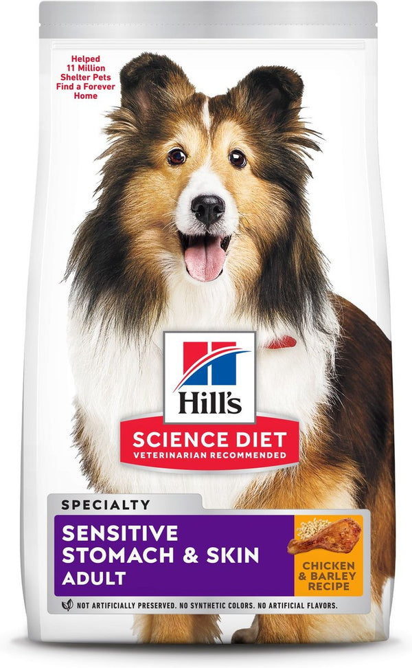 Hill's Science Diet Adult Sensitive Stomach & Skin Chicken Recipe Dry Dog Food