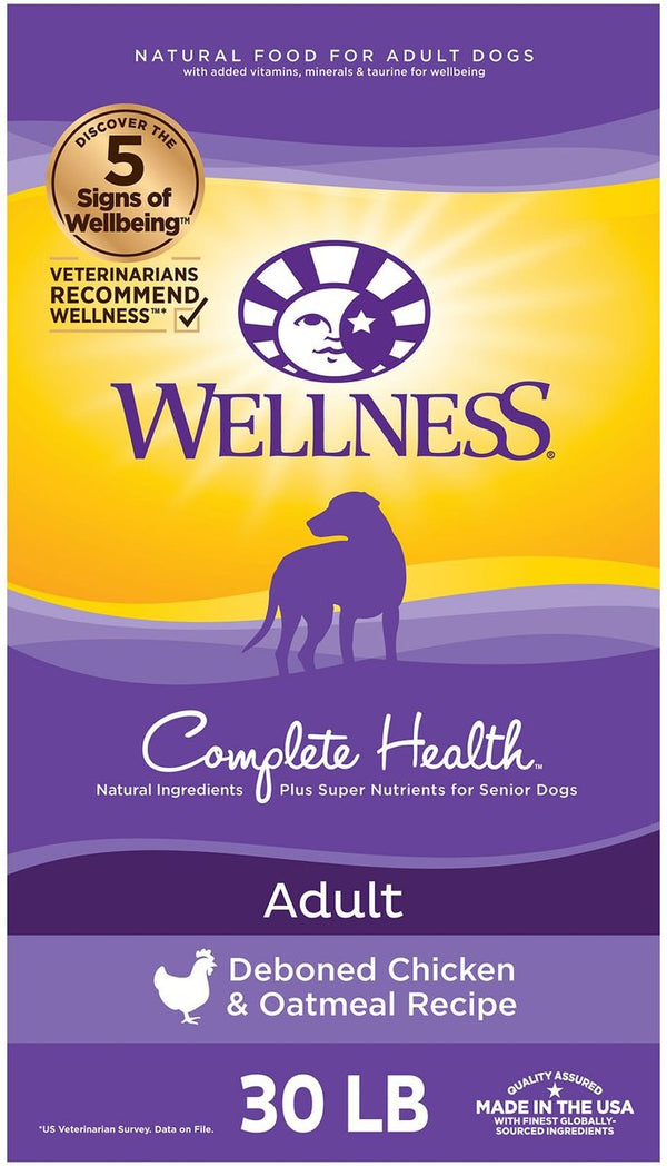 Wellness Complete Health Adult Deboned Chicken & Oatmeal Recipe Dry Dog Food