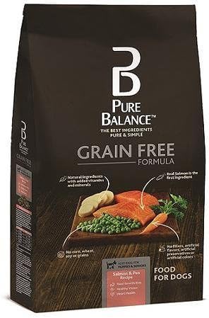 Pure Balance Grain Free Formula, Salmon & Pea Recipe Dog Food, 11 lbs