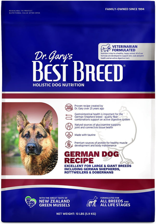 Dr. Gary's Best Breed Holistic German Dry Dog Food, 13 lbs