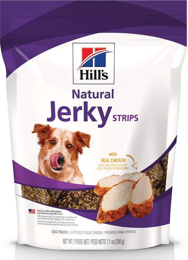 Hill's Natural Jerky Strips with Real Chicken Dog Treats, 7.1 oz