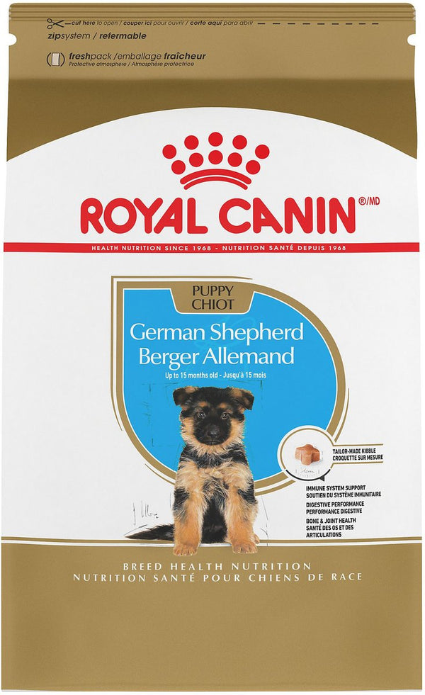 Royal Canin Breed Health Nutrition German Shepherd Puppy Dry Dog Food, 30 lbs