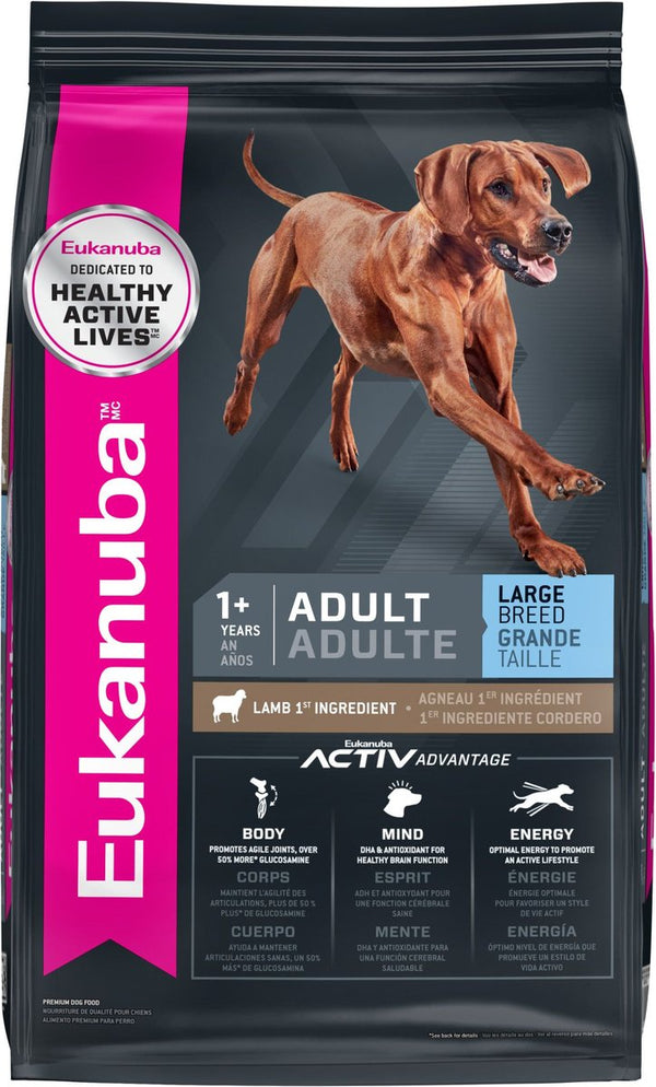 Eukanuba Adult Large Breed Lamb 1st Ingredient Dry Dog Food, 30 lbs