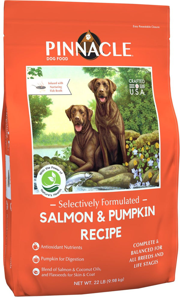 Pinnacle Salmon & Pumpkin Recipe Dry Dog Food, 22 lbs