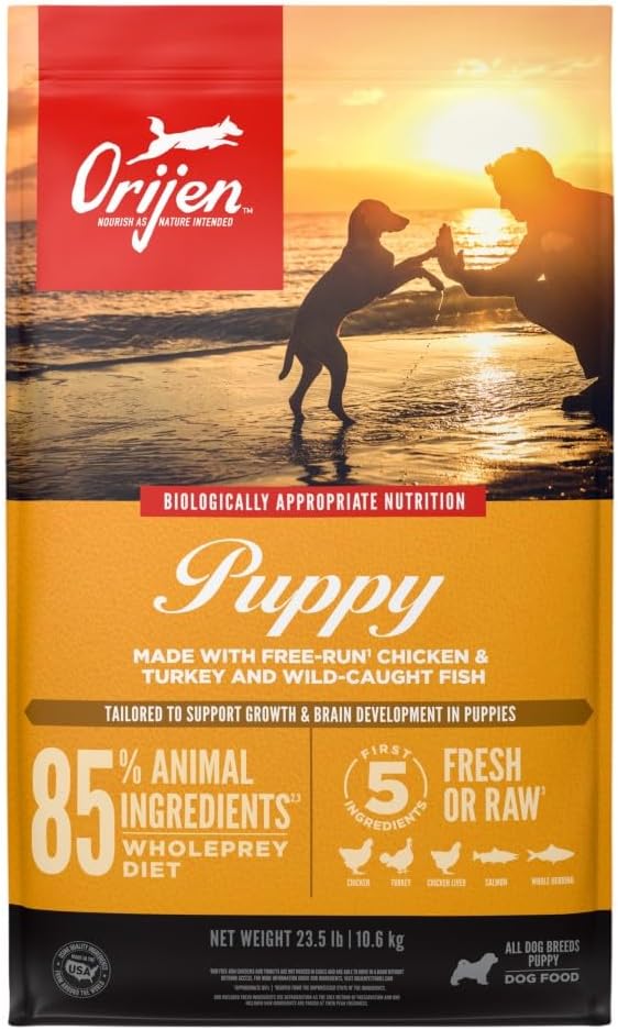 ORIJEN Puppy Dry Dog Food, Grain Free Dry Dog Food, 23.5 lb