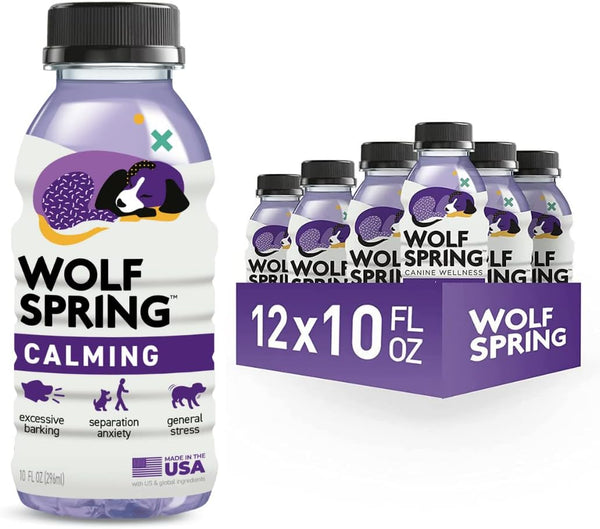 Wolf Spring Calming Food Topper 12 Pack - Dog Anxiety Relief