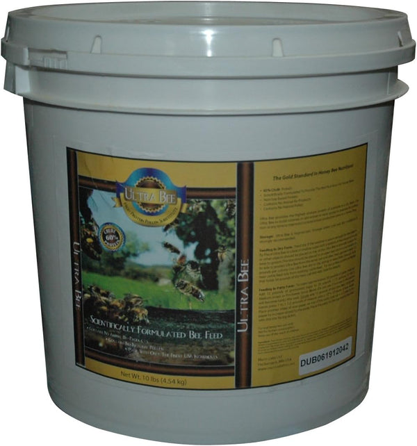 Mann Lake FD210 Ultra Bee Dry Feed Pail, 10 lbs