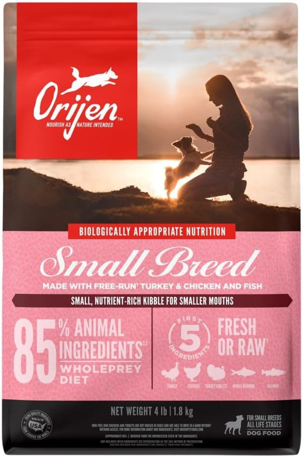 ORIJEN Small Breed Dry Dog Food, 4 lbs