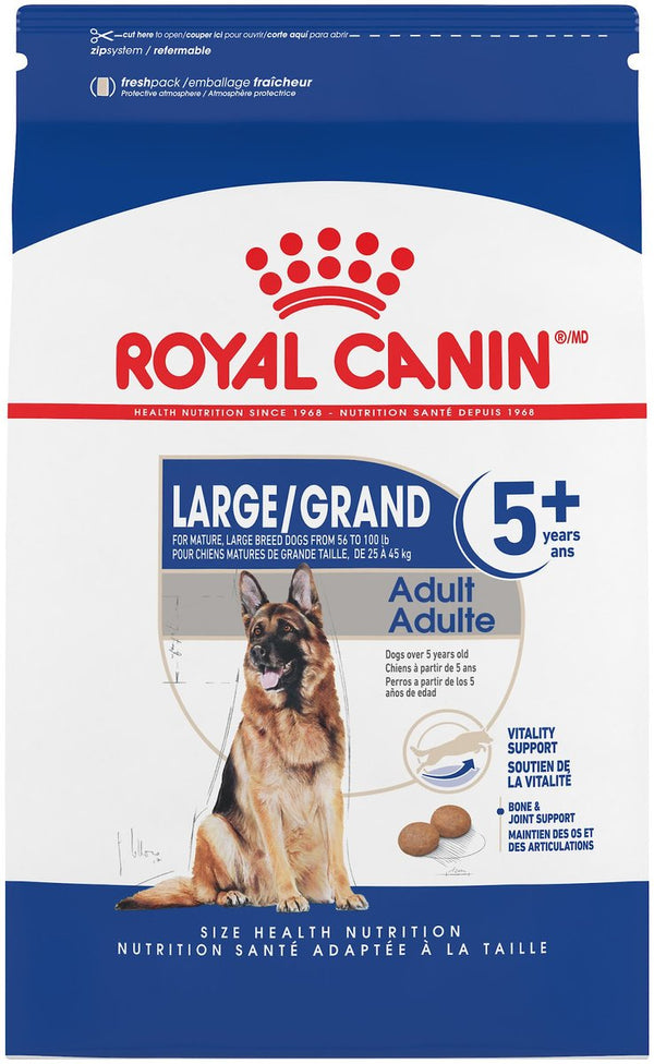 Royal Canin Size Health Nutrition Large Adult 5+ Dry Dog Food, 30 lbs