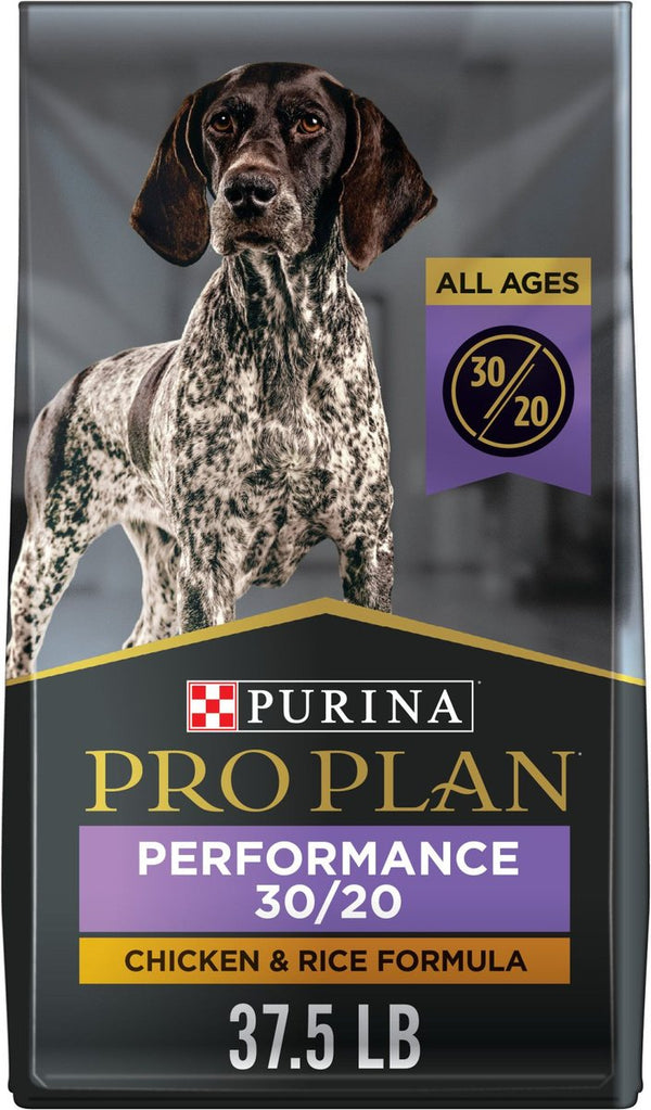 Purina Pro Plan Sport Performance All Life Stages High-Protein 30/20 Chicken & Rice Formula Dry Dog Food, 37.5 lbs