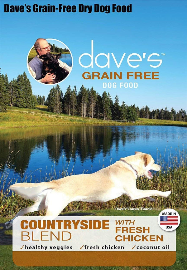 Dave's Pet Food Grain Free Countryside Blend Dry Dog Food, 28 lbs