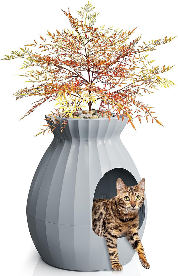 Plant Litter Box - Hidden Litter Box for Indoor Cats