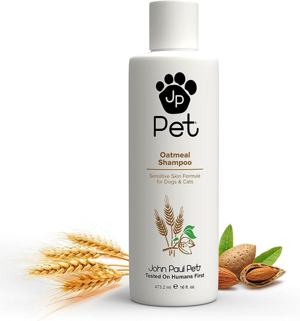 Oatmeal Shampoo - Grooming for Dogs and Cats, Soothe Sensitive Skin Formula, 16 oz