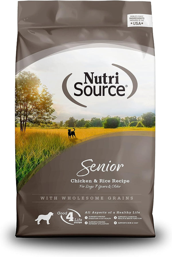 Nutrisource Senior Dog Food, 15 lbs