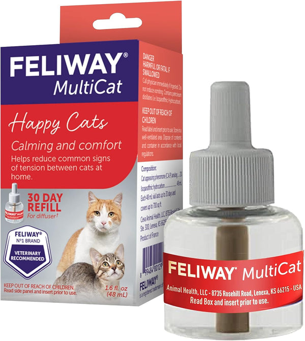 FELIWAY MultiCat Calming Pheromone, 30 Day Refill