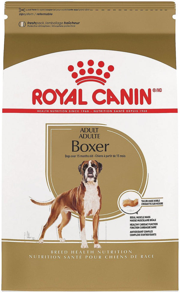 Royal Canin Breed Health Nutrition Boxer Adult Dry Dog Food, 30 lbs