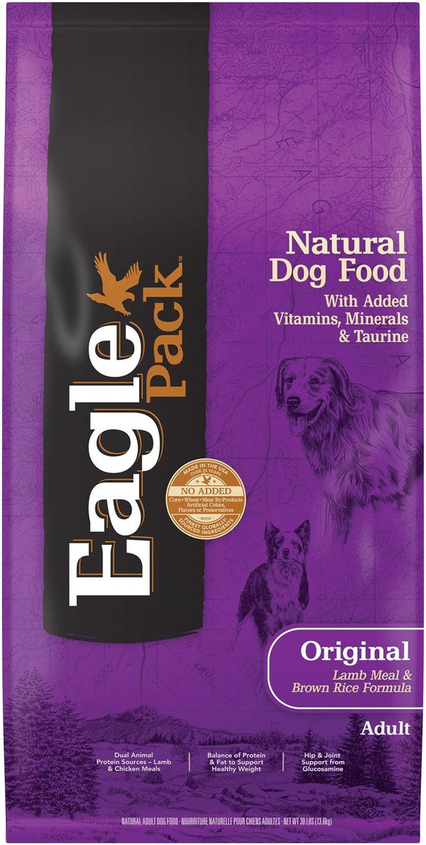 Eagle Pack Original Adult Lamb Meal & Brown Rice Formula Dry Dog Food, 30 lbs