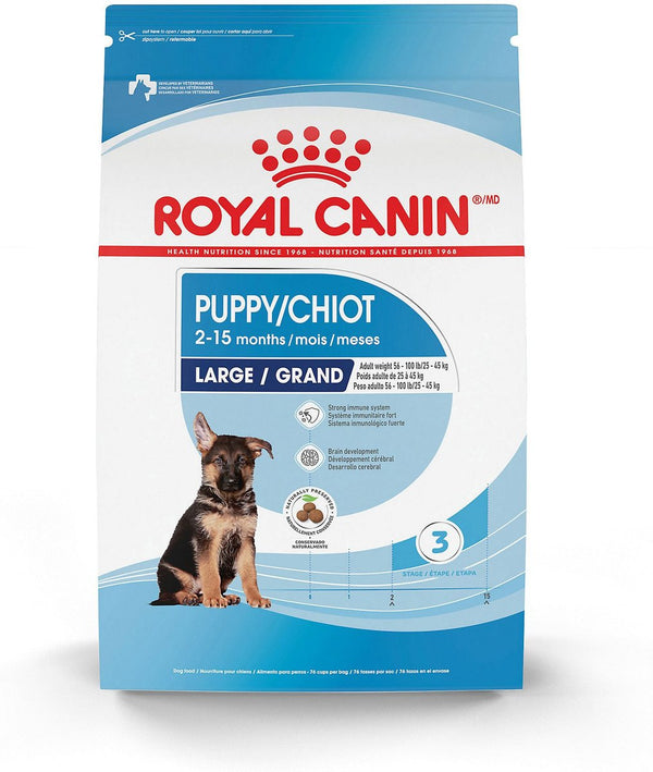 Royal Canin Size Health Nutrition Large Puppy Dry Dog Food, 30 lb