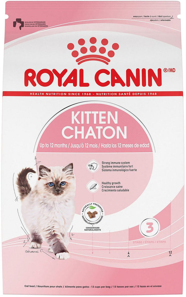 Royal Canin Feline Health Nutrition Kitten Dry Cat Food, 14 lbs