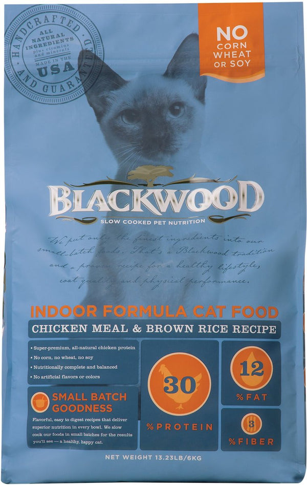 Blackwood Chicken Meal & Rice Recipe Indoor Formula Dry Cat Food, 13.23 lbs