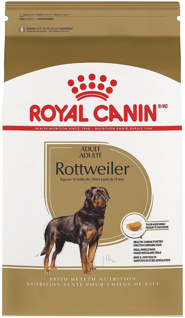 Royal Canin Breed Health Nutrition Rottweiler Adult Dry Dog Food, 30 lb