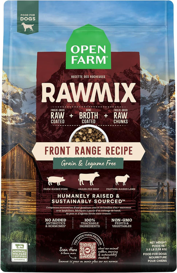 Open Farm RawMix Grain-Free Front Range Recipe for Dogs, 20 lb