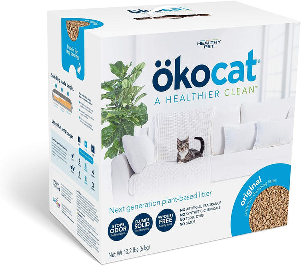 ökocat Natural Wood Cat Litter, 13.2 lbs