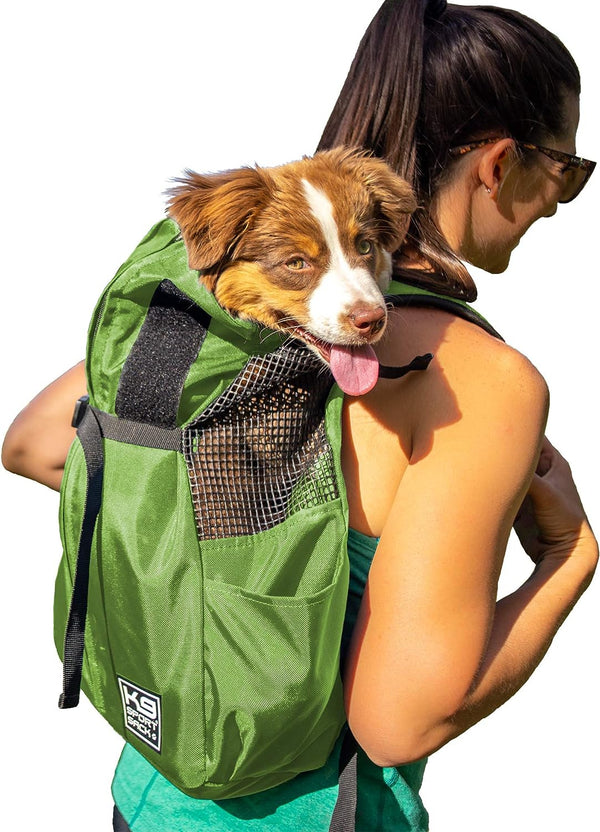 K9 Sport Sack Trainer | Dog Carrier Dog Backpack for Pets (Medium, Greenry)