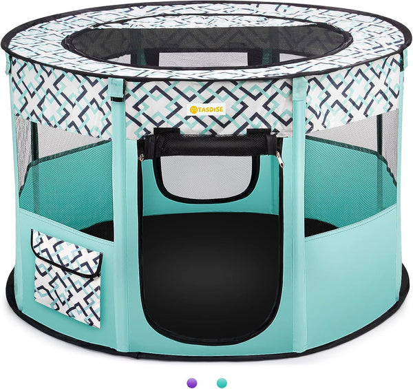 TASDISE Portable Pet Playpen, Foldable Dog Playpen