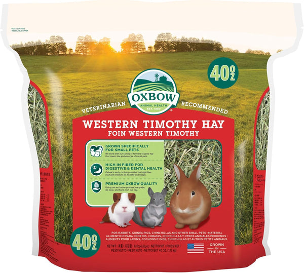 Oxbow Animal Health Western Timothy Hay, 40 Oz