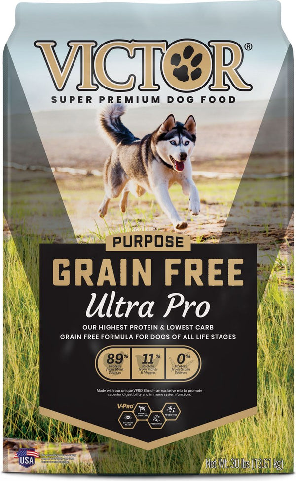 VICTOR Purpose Ultra Pro Grain-Free Dry Dog Food, 30 lbs