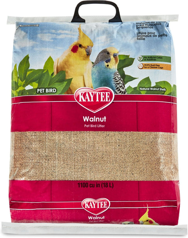 Kaytee Walnut Natural Bird Litter, 18 L